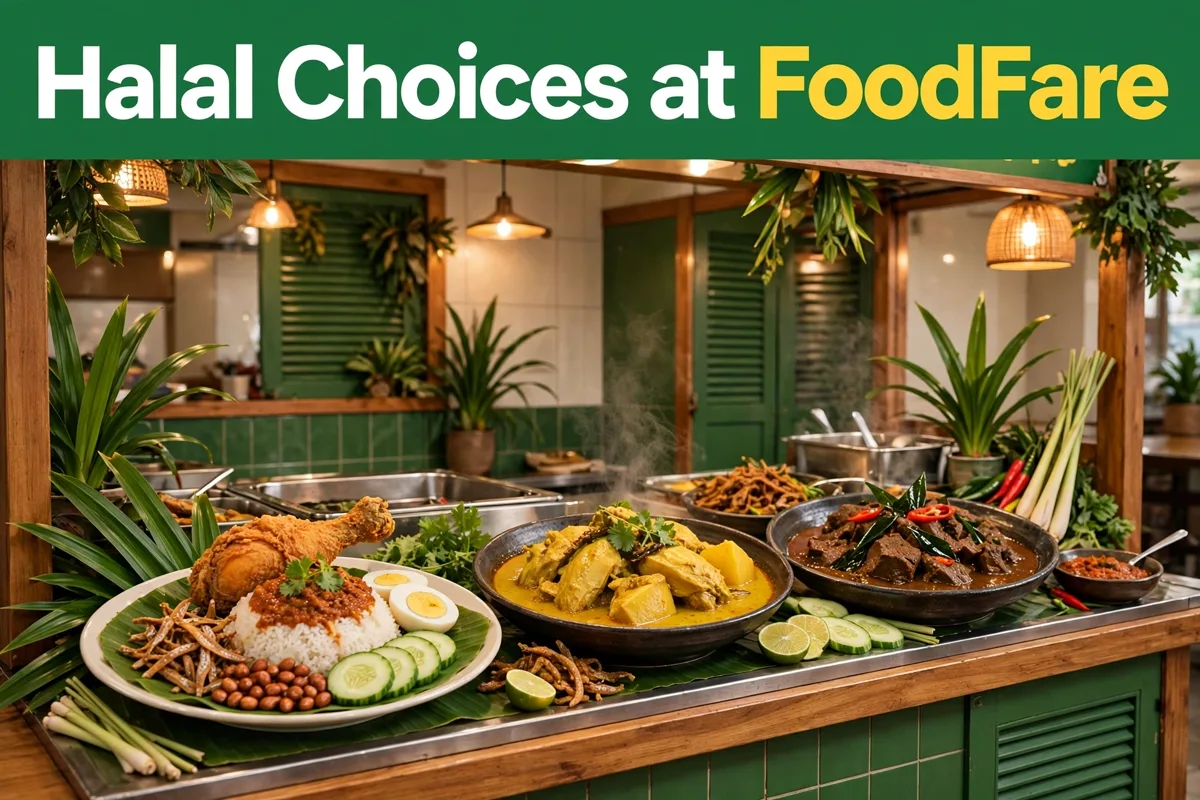 Halal choices at FoodFare