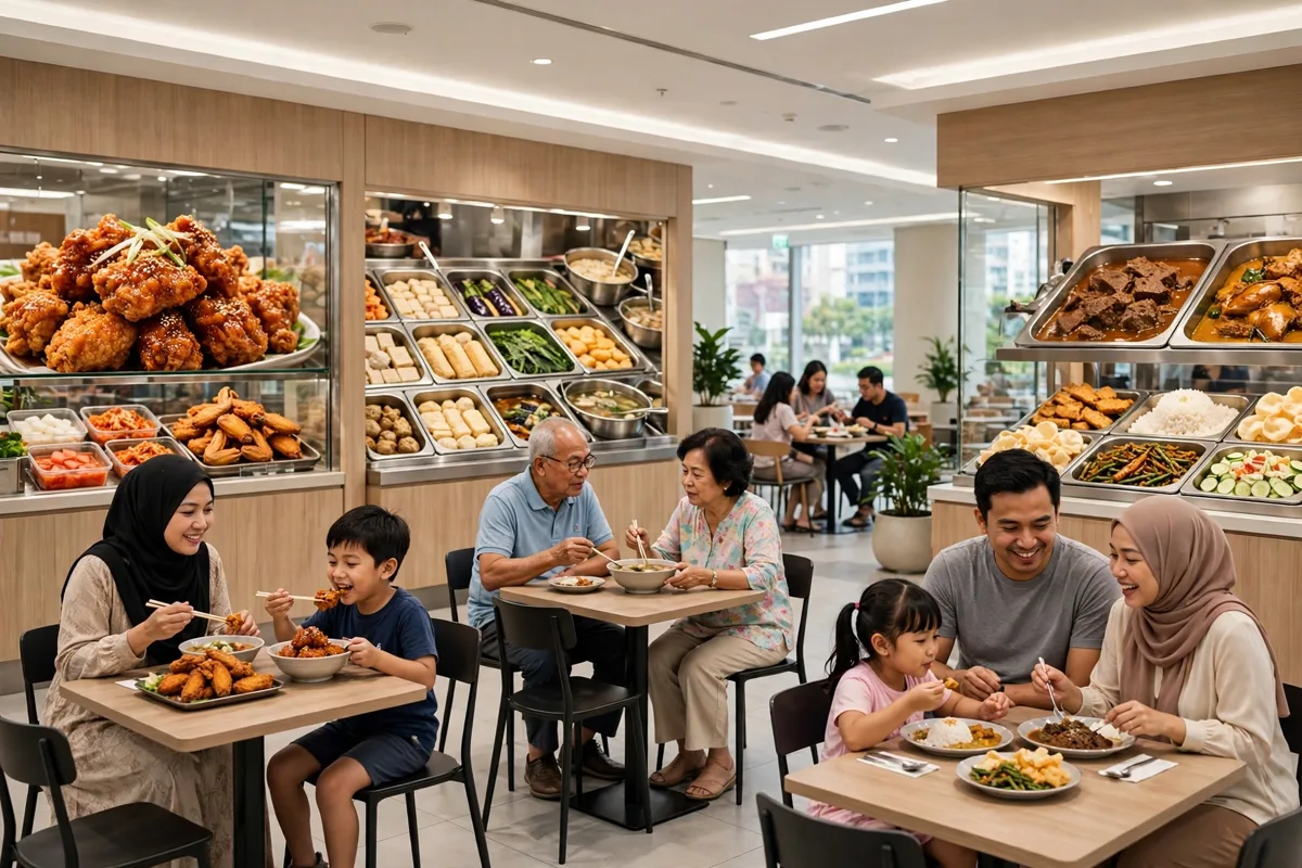 Where are the FoodFare outlets in Singapore?
