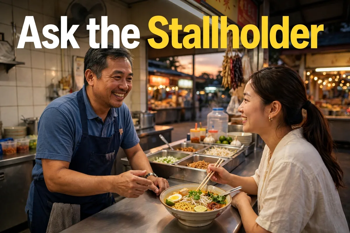 Ask the stallholder