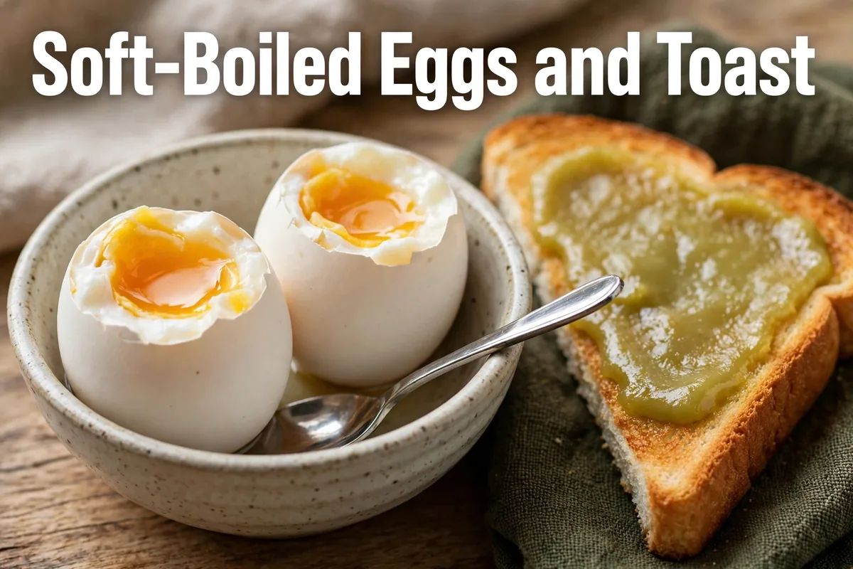Soft-Boiled Eggs and Toast