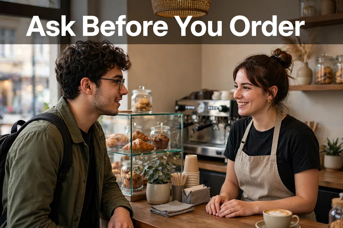 Ask Before You Order