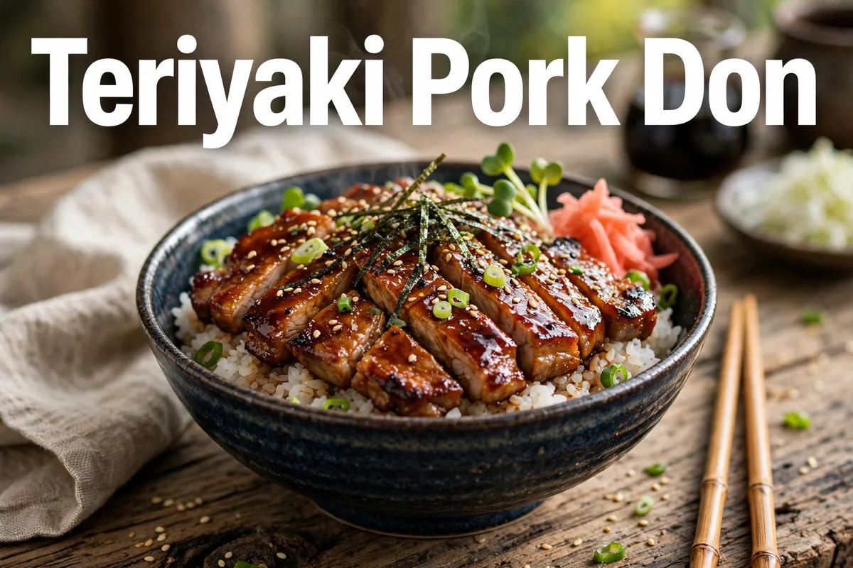 Teriyaki Pork Don