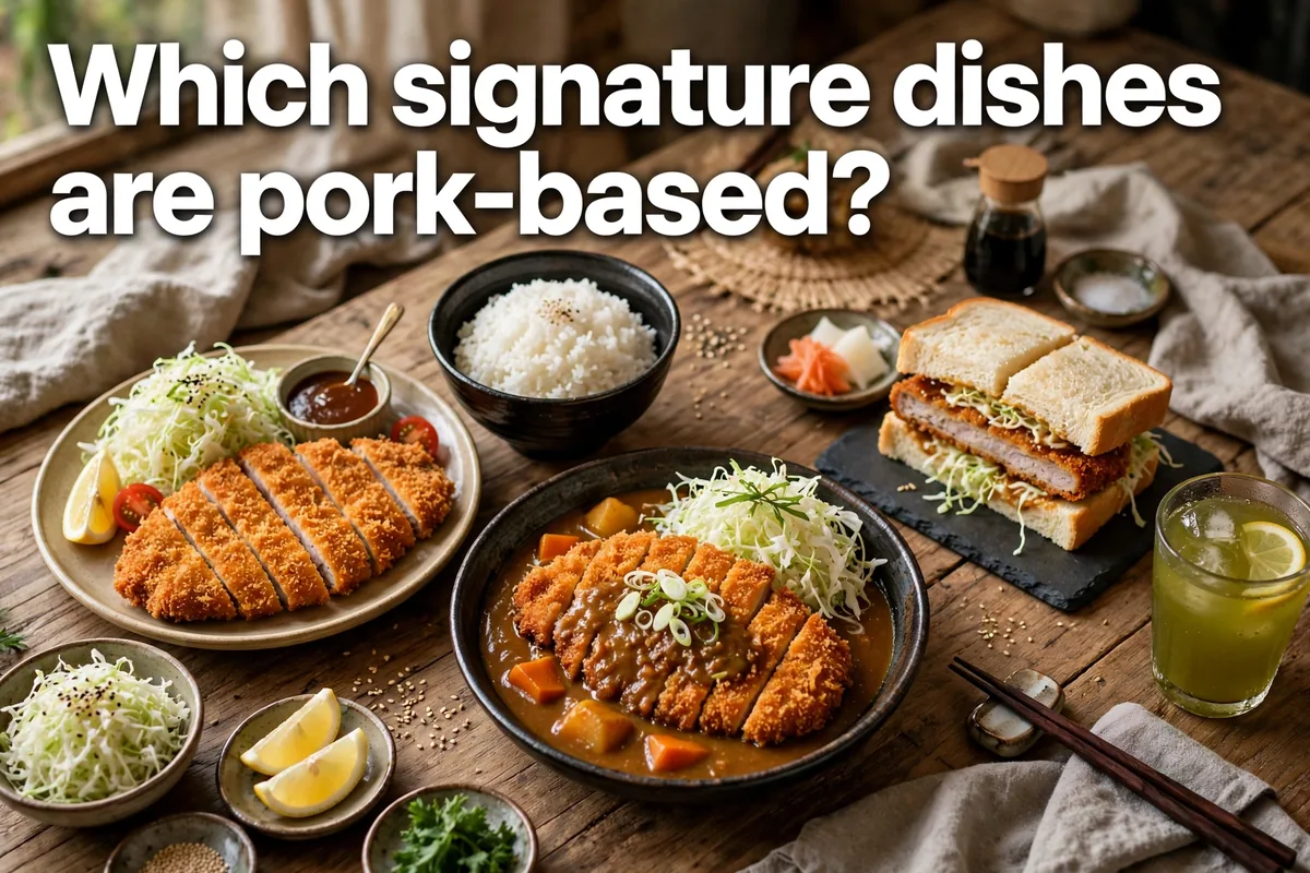 Which signature dishes are pork-based?