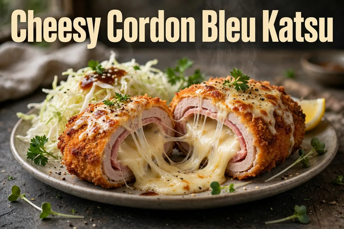Cheesy Cordon Bleu Katsu