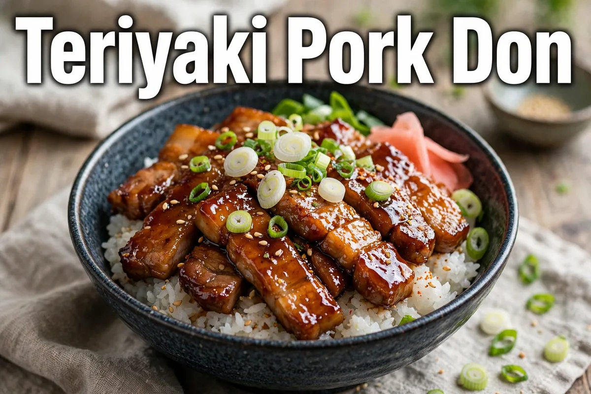 Teriyaki Pork Don