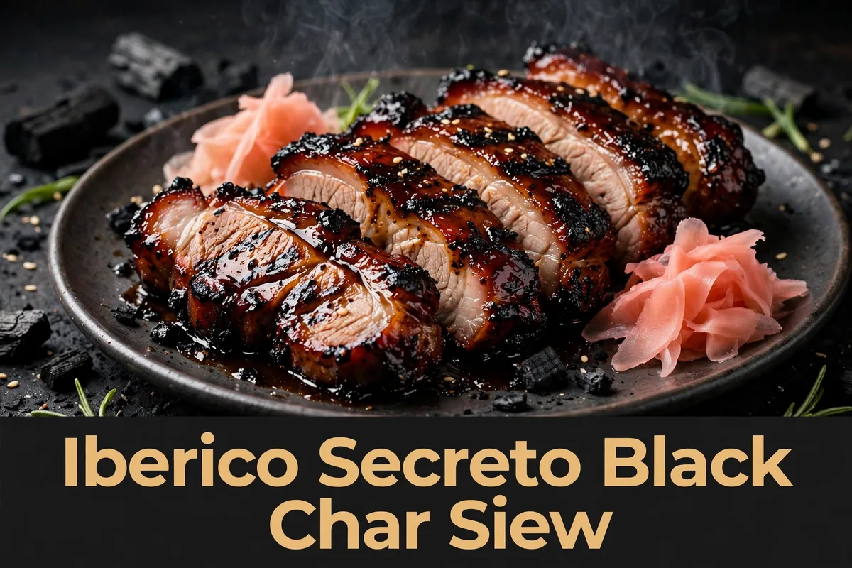 Iberico secreto black char siew