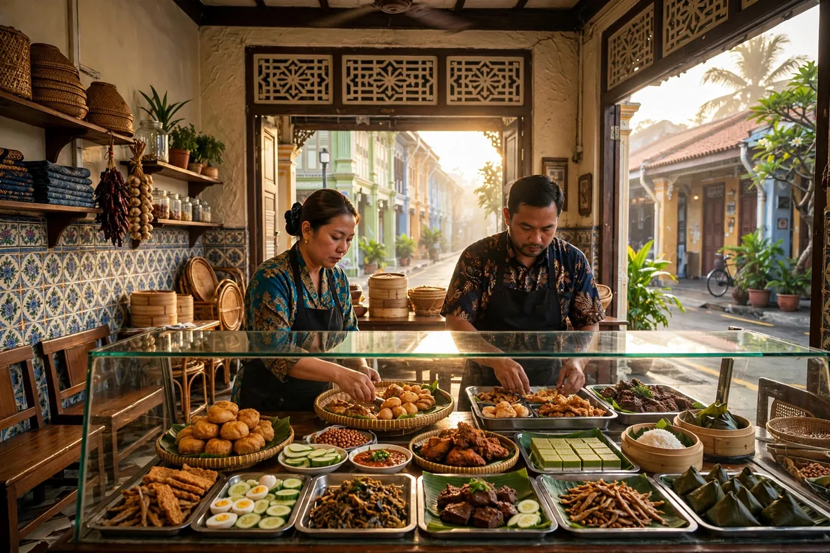 What time does Hjh Maimunah open for breakfast in Singapore?