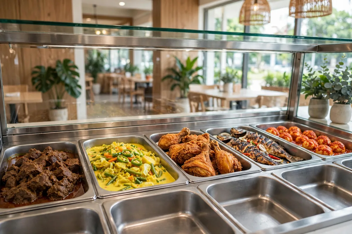 What a la carte dishes are on the Hjh Maimunah menu?