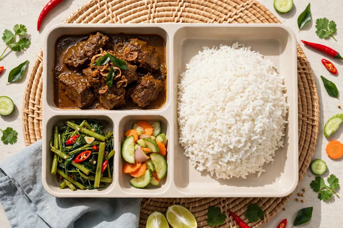 What are the Hjh Maimunah set meal prices?