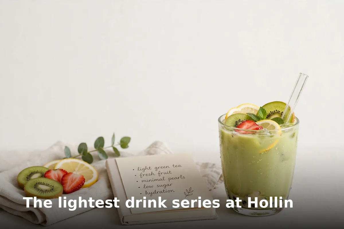 The lightest drink series at Hollin