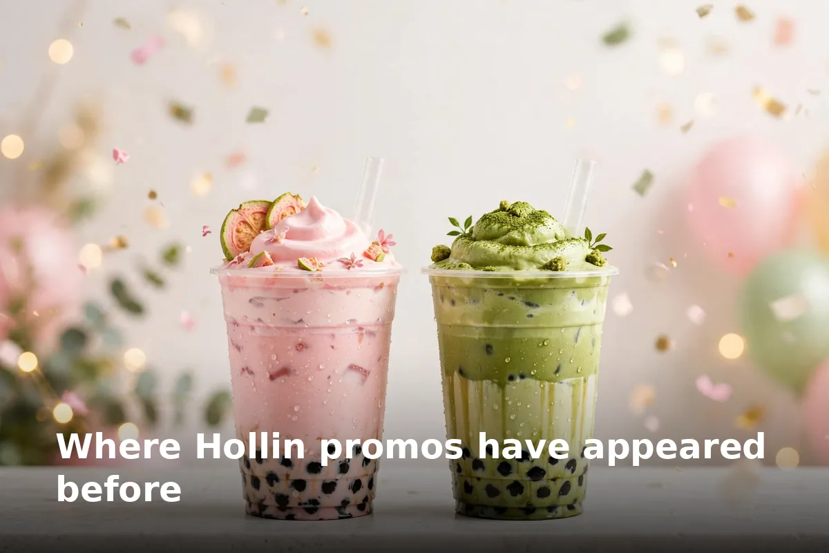 Where Hollin promos have appeared before