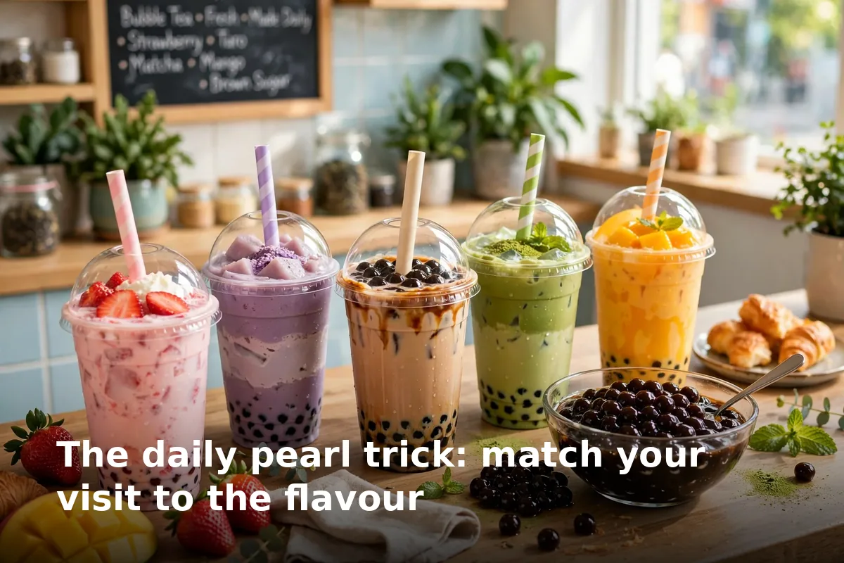 The daily pearl trick: match your visit to the flavour