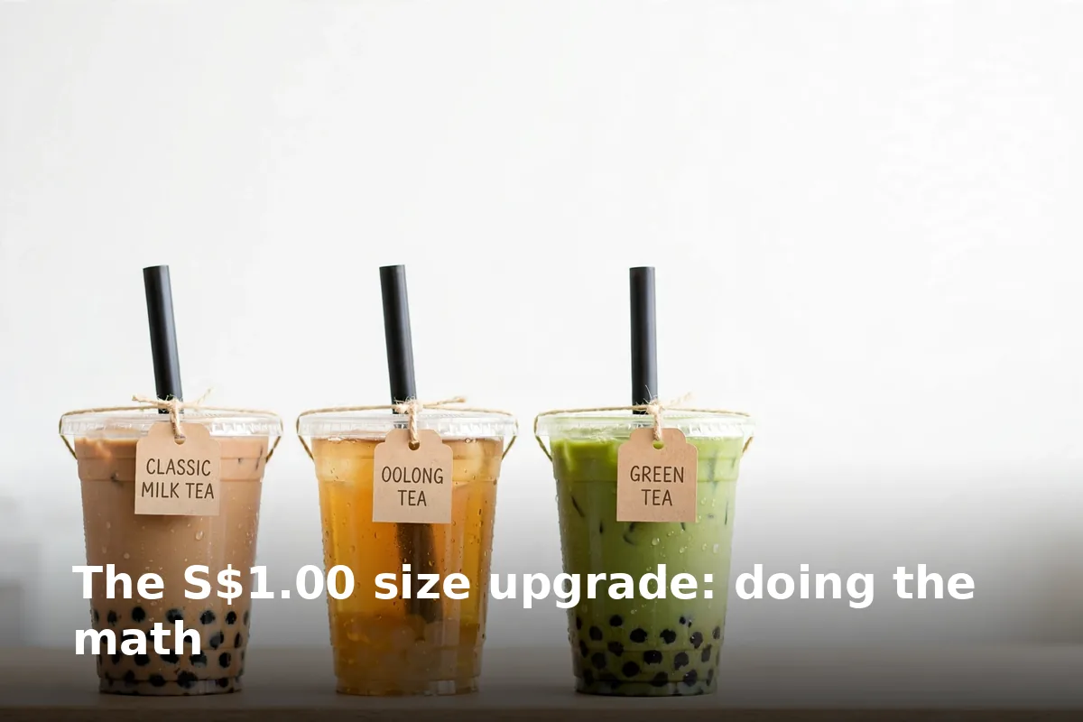 The S$1.00 size upgrade: doing the math