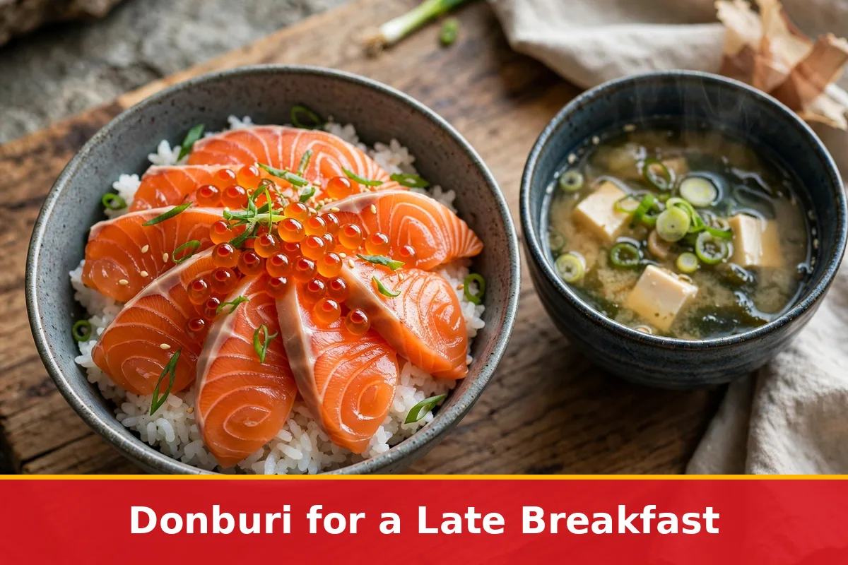 Donburi for a late breakfast