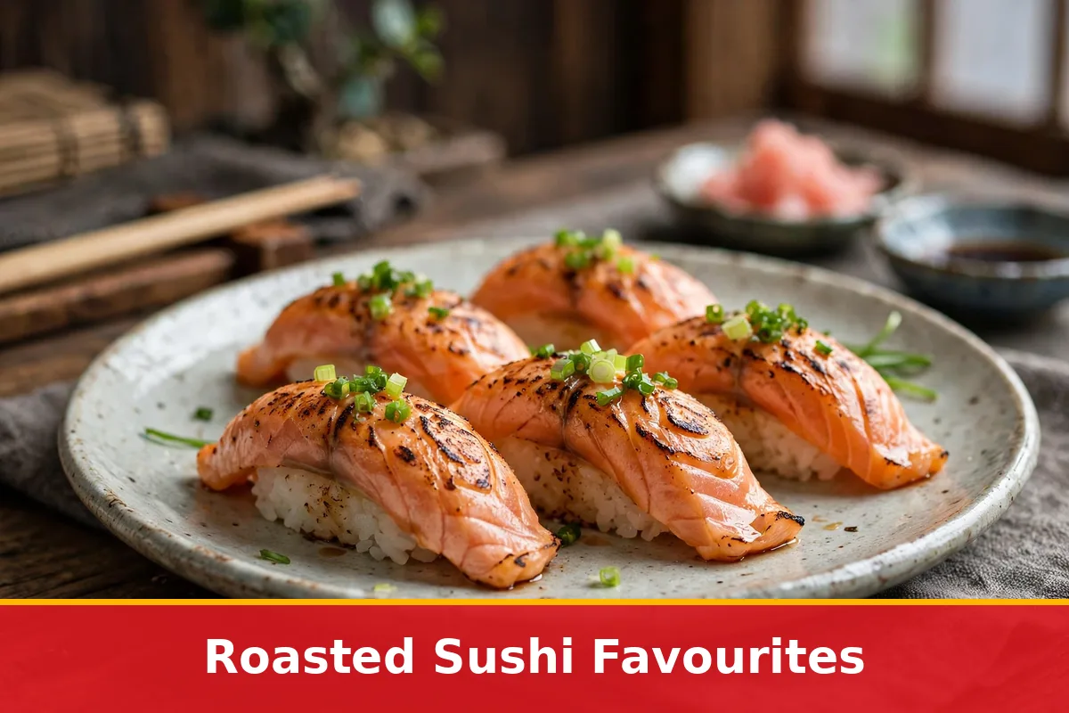 Roasted sushi favourites