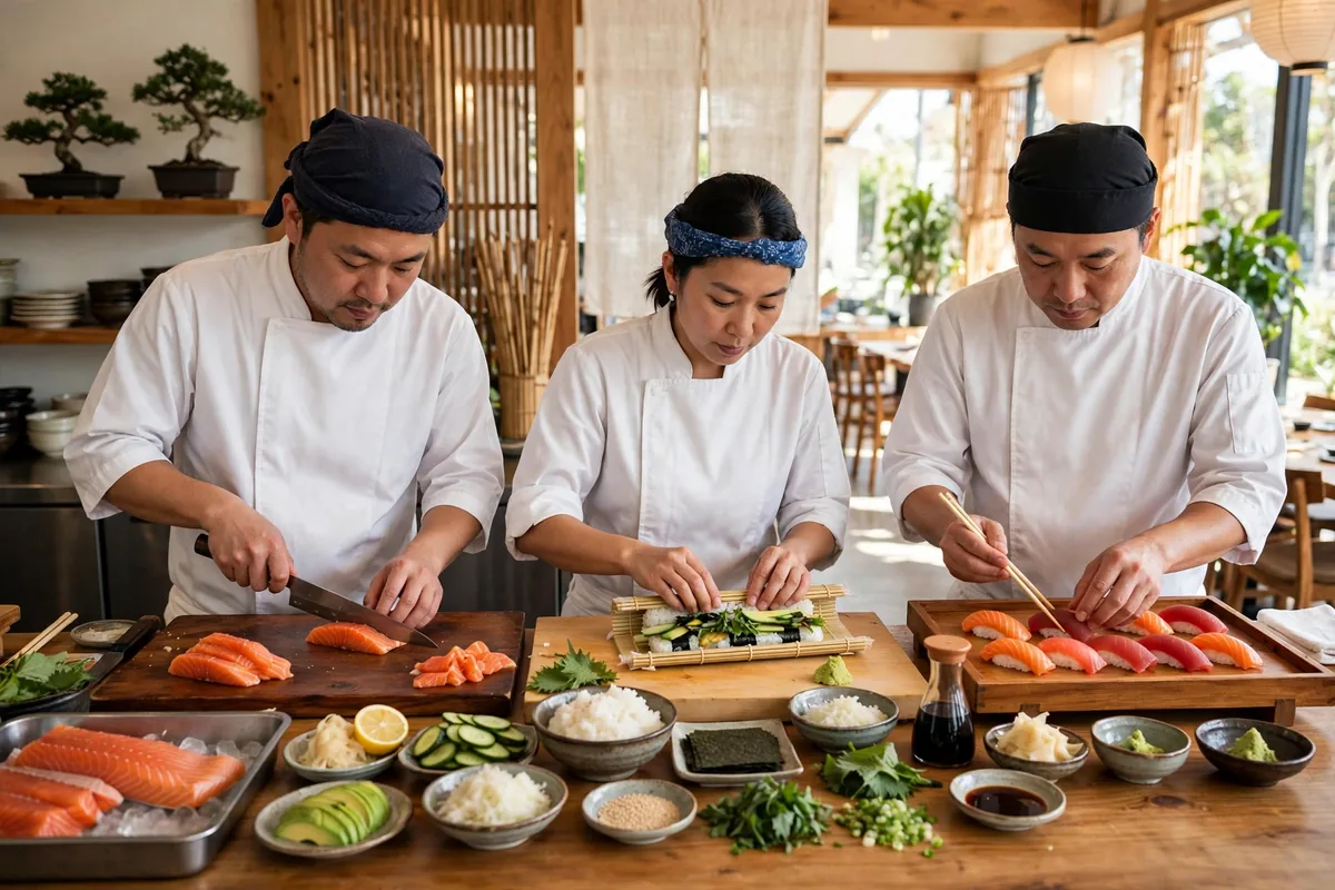 Where was Itacho Sushi in Singapore?