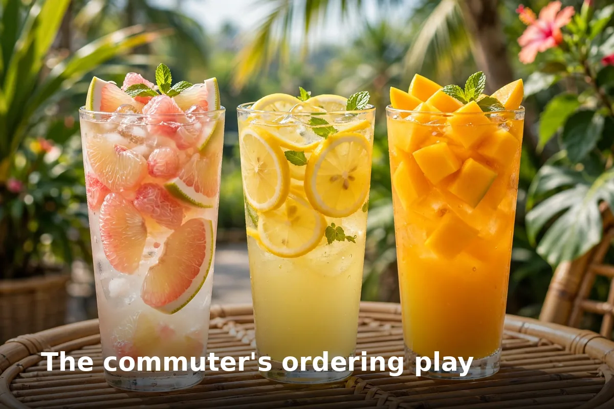 The commuter's ordering play