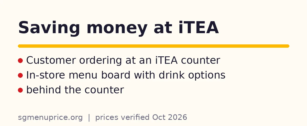 How can you save money at iTEA?