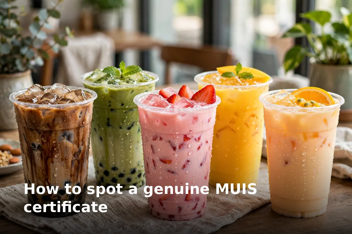How to spot a genuine MUIS certificate