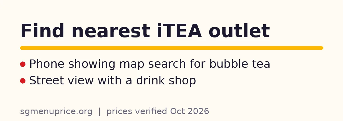 How do I find an iTEA menu near me?