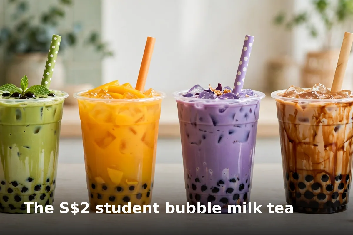 The S$2 student bubble milk tea