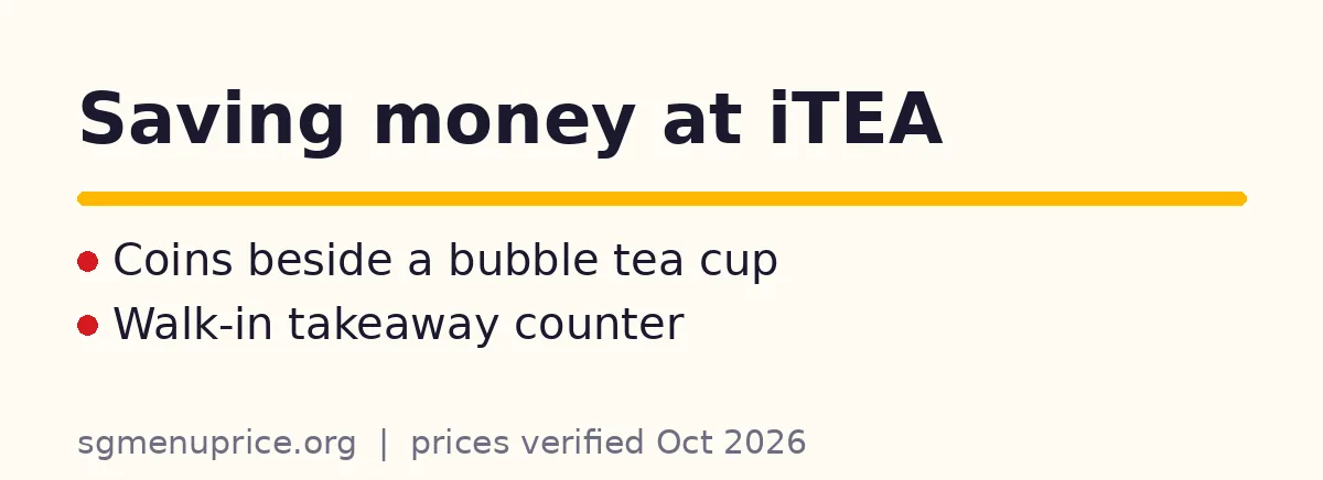 How can I save money at iTEA?