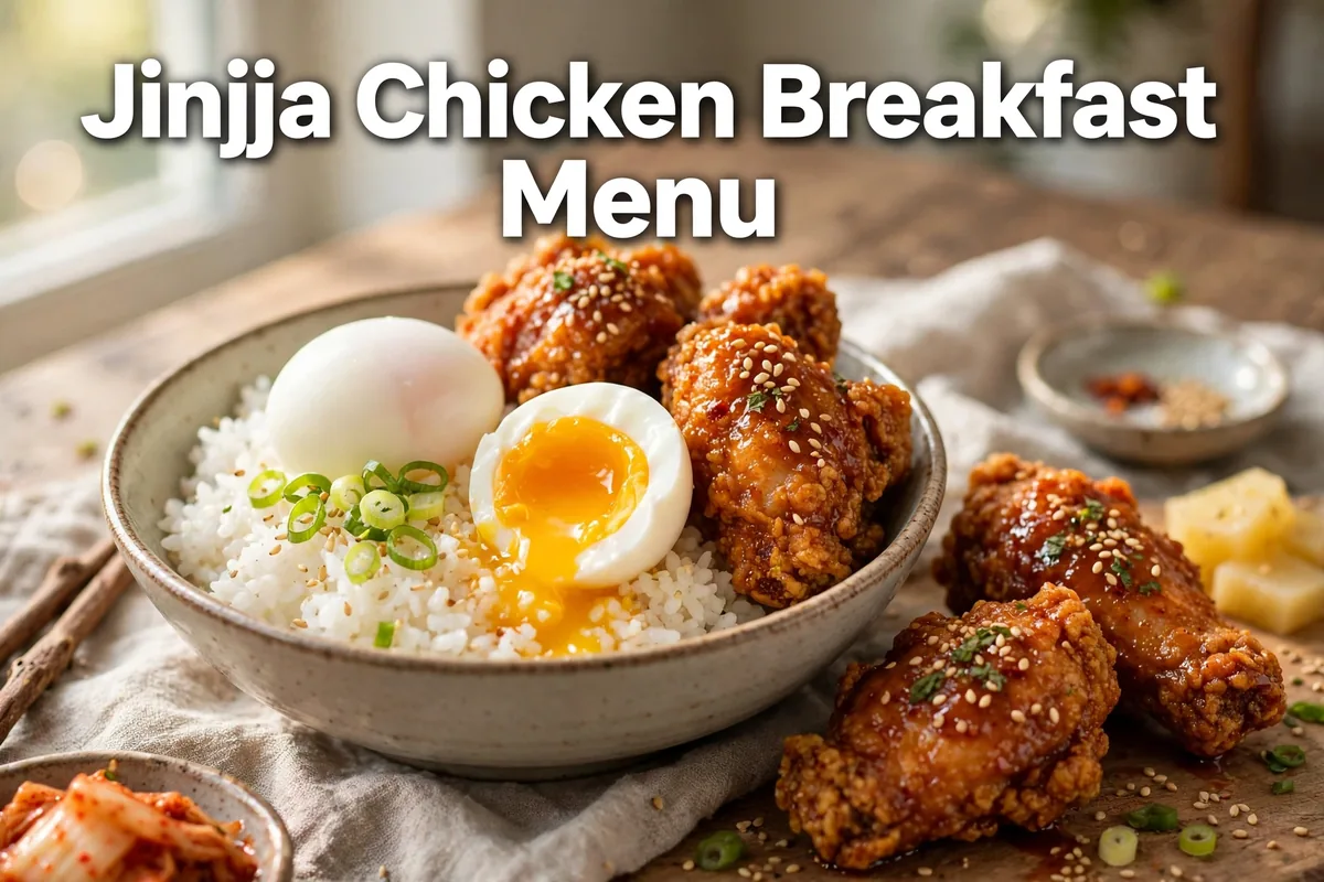 Jinjja Chicken Breakfast Menu