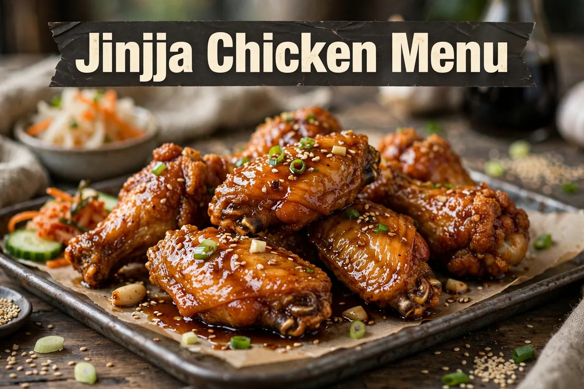 Jinjja Chicken Menu
