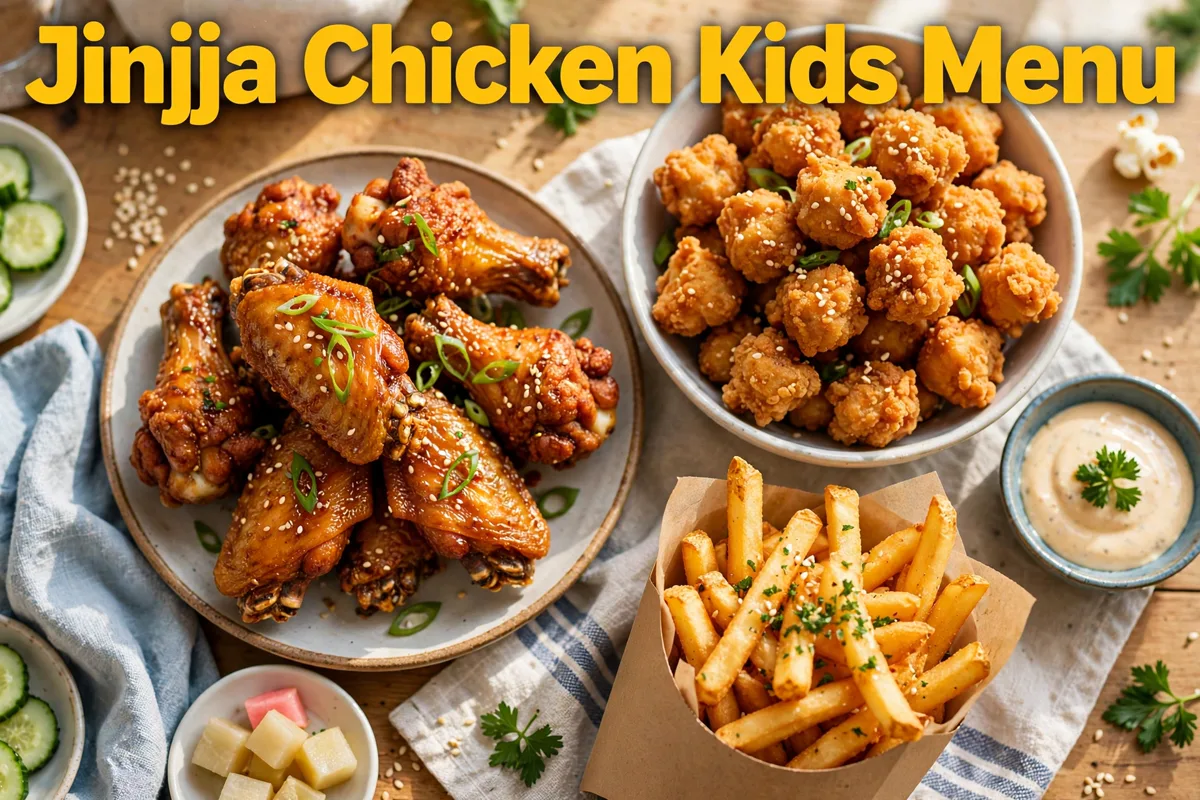 Jinjja Chicken Kids Menu