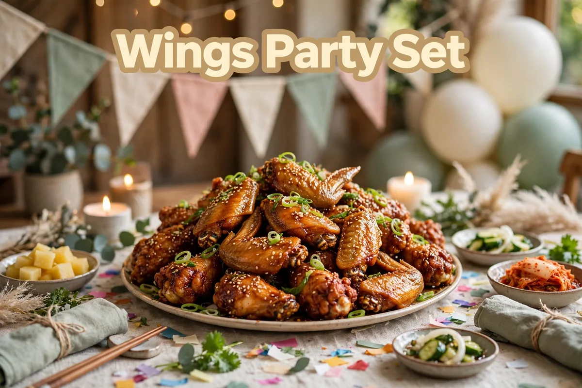 Wings Party Set for a crowd