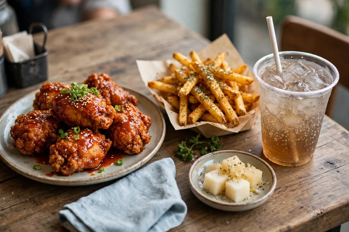 What is the cheapest item at Jinjja Chicken?