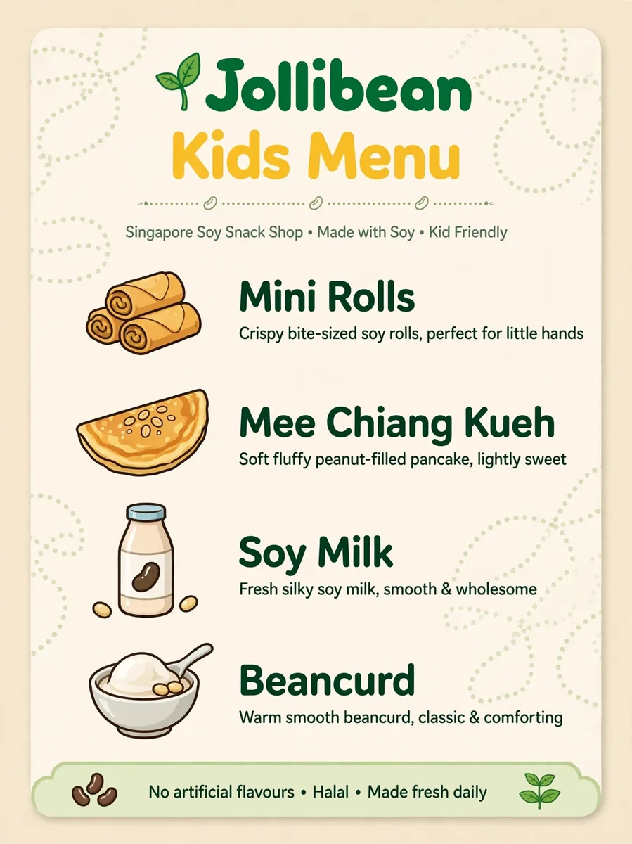 Does Jollibean have a kids menu in Singapore?