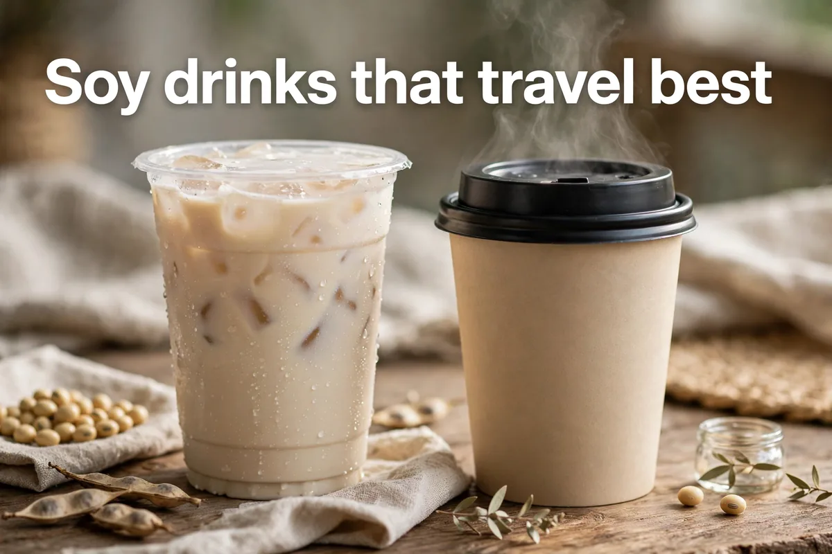 Soy drinks that travel best