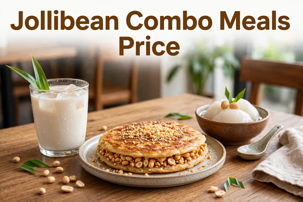 Jollibean Combo Meals Price