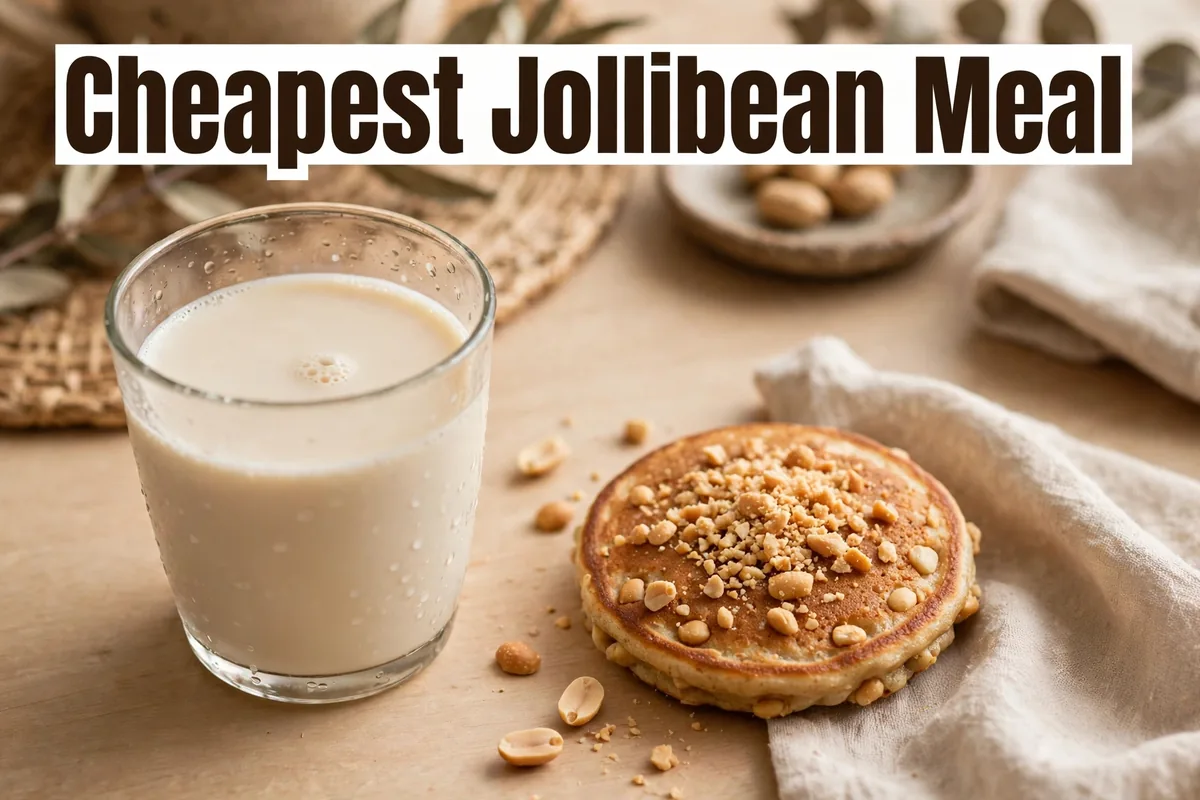 Cheapest Jollibean meal