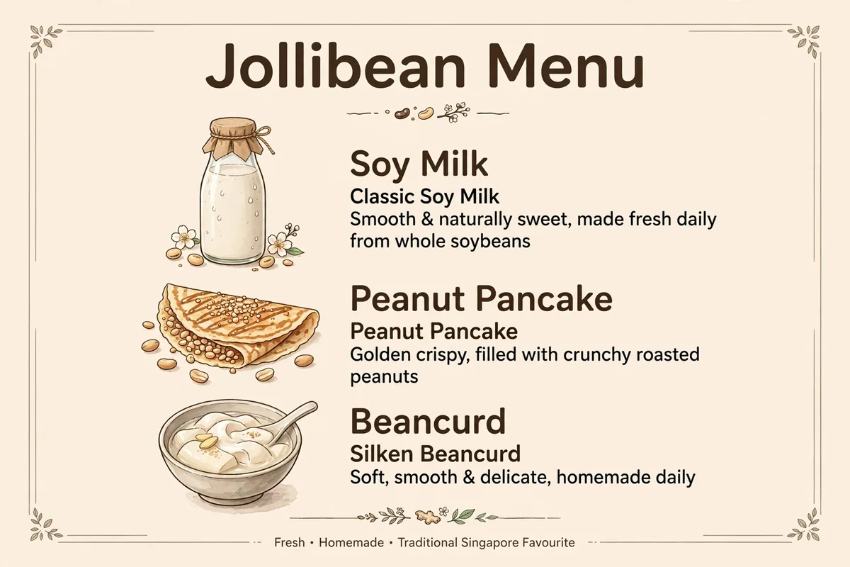 What are Jollibean's best sellers in Singapore?