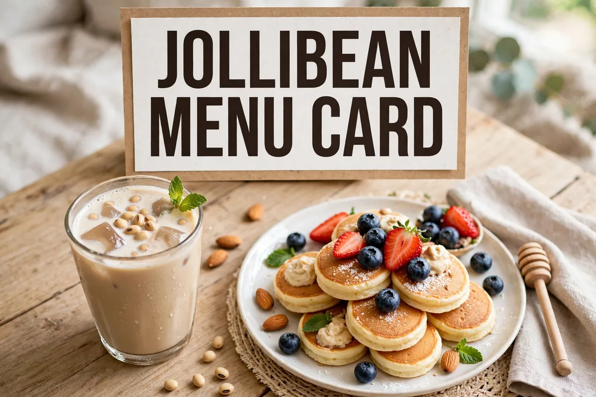 Jollibean Menu Card