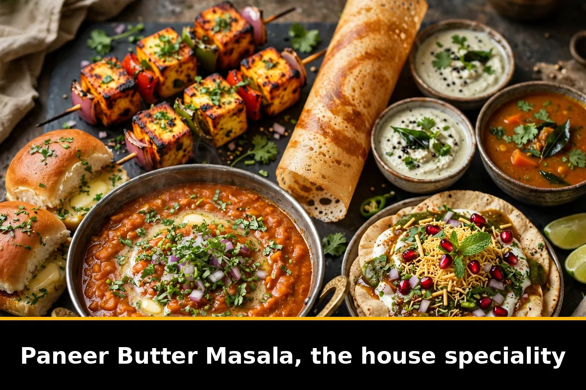 Paneer Butter Masala, the house speciality