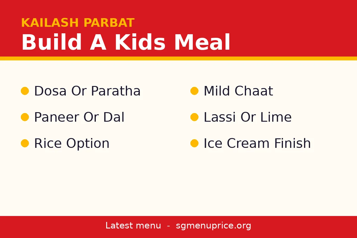 How do I order a kids-friendly meal without a kids menu?