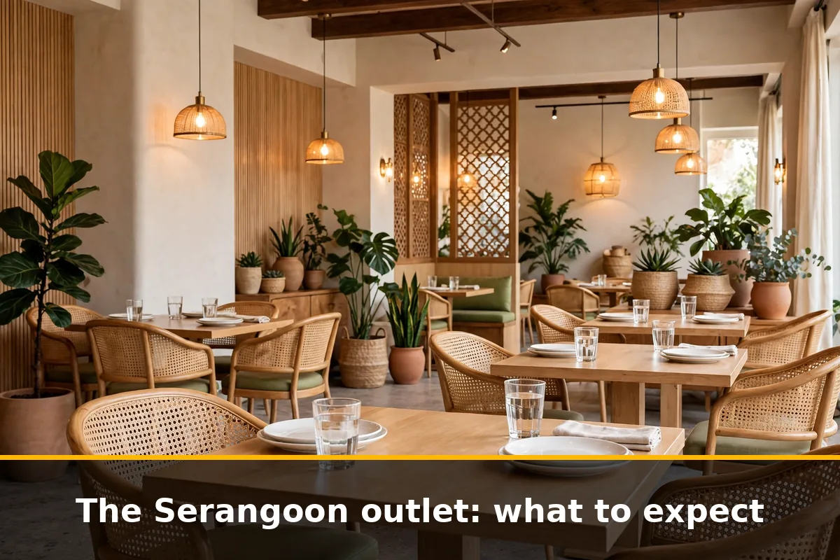 The Serangoon outlet: what to expect