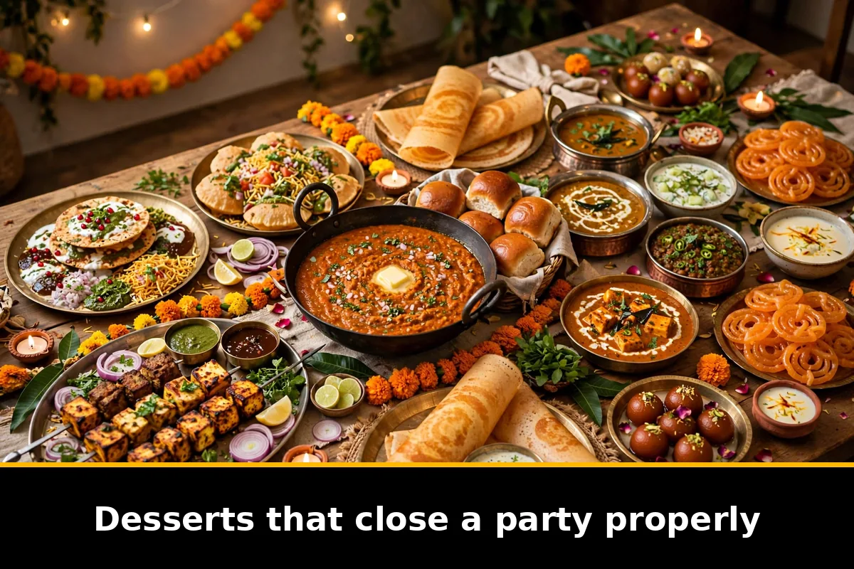 Desserts that close a party properly