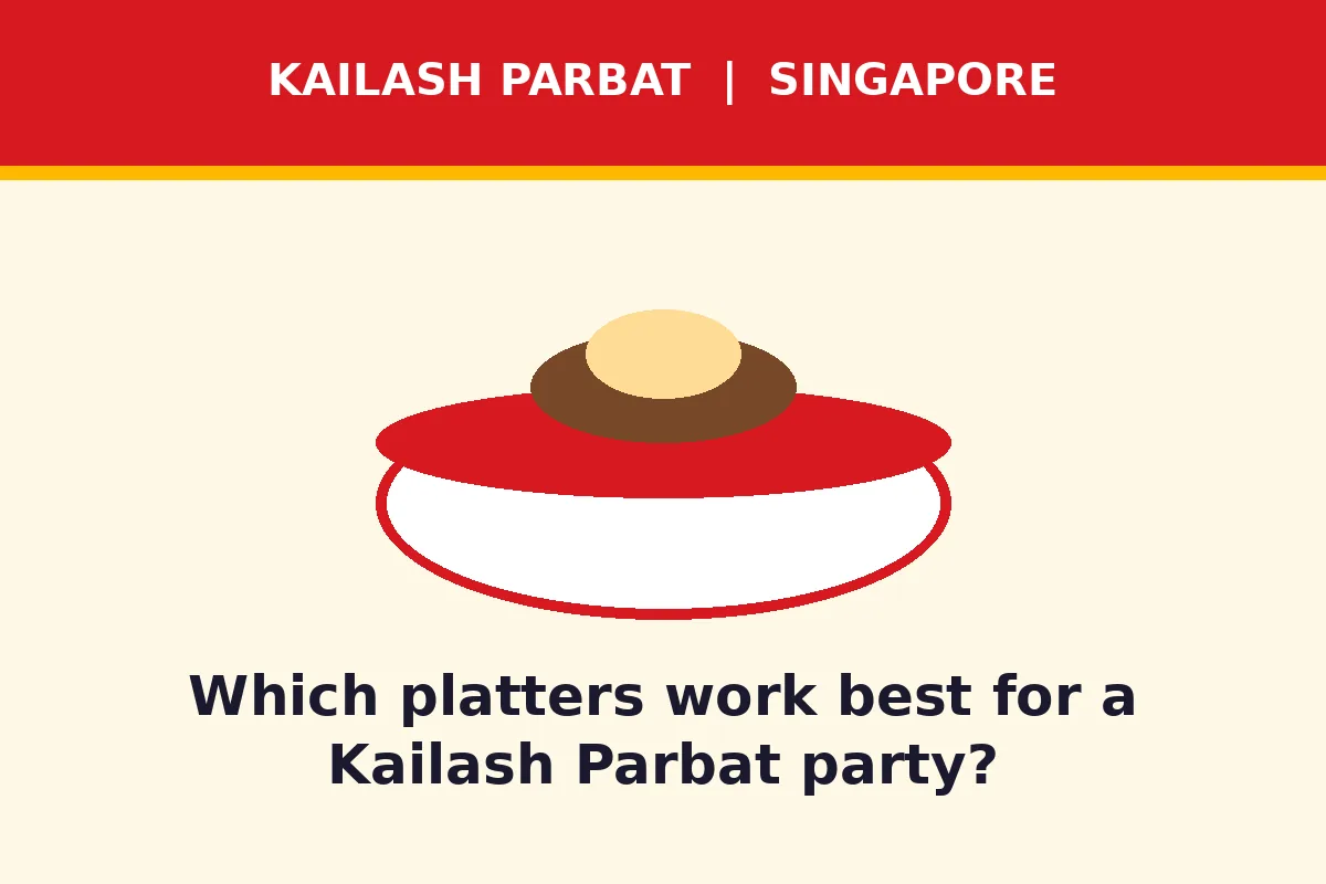 Which platters work best for a Kailash Parbat party?