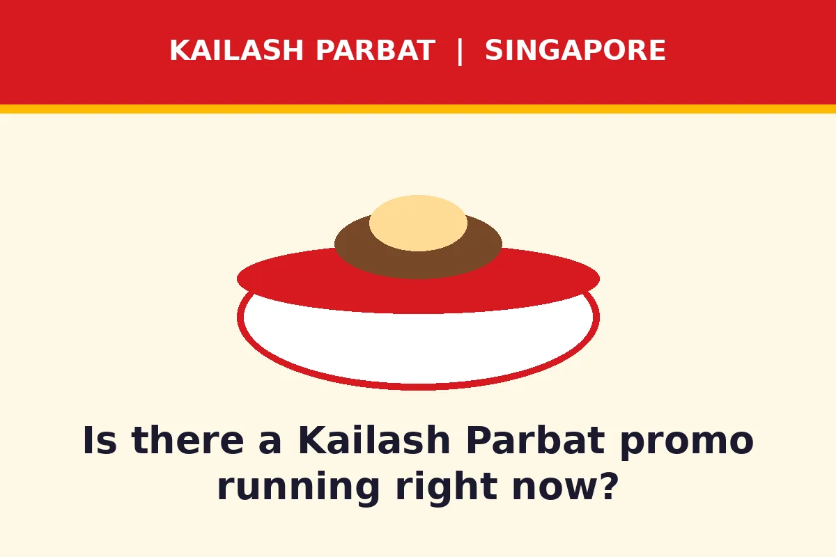 Is there a Kailash Parbat promo running right now?