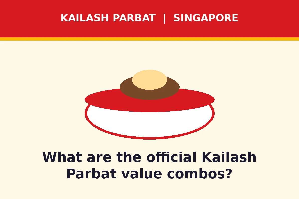 What are the official Kailash Parbat value combos?