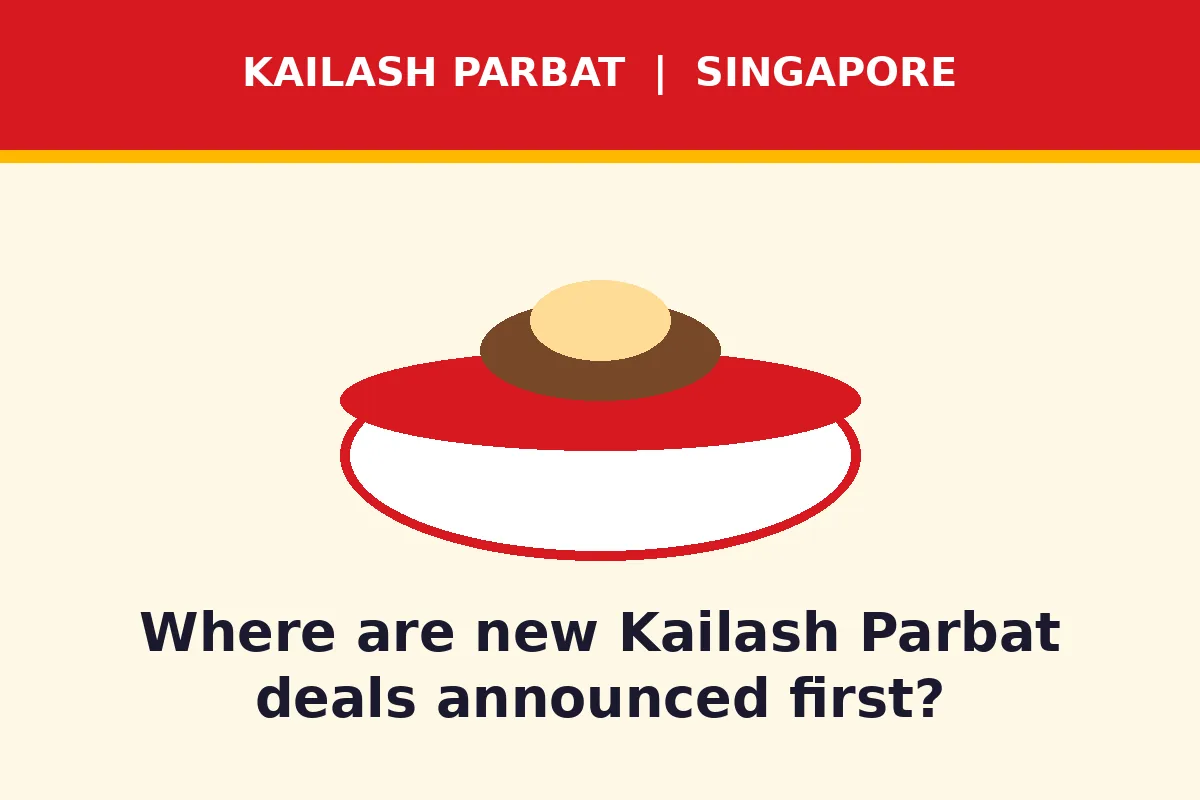 Where are new Kailash Parbat deals announced first?