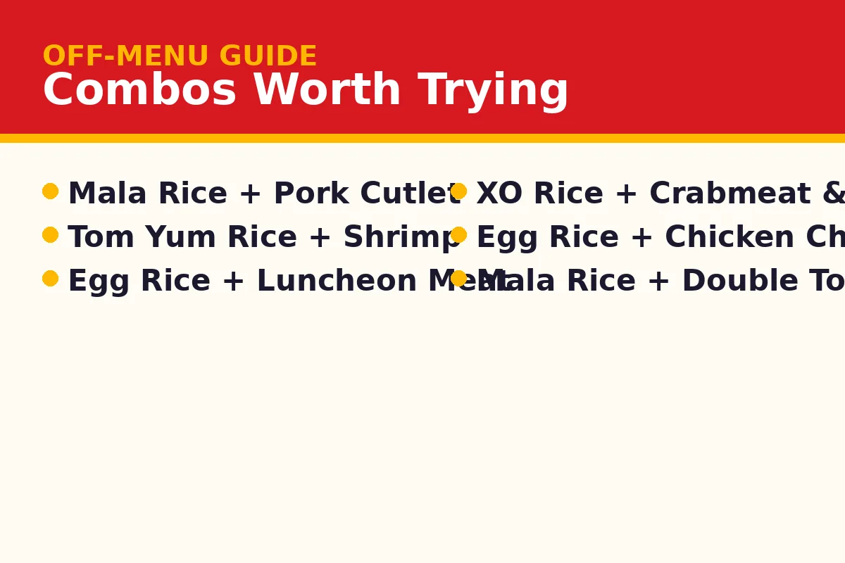 Which Off-Menu Combos Are Worth Trying?