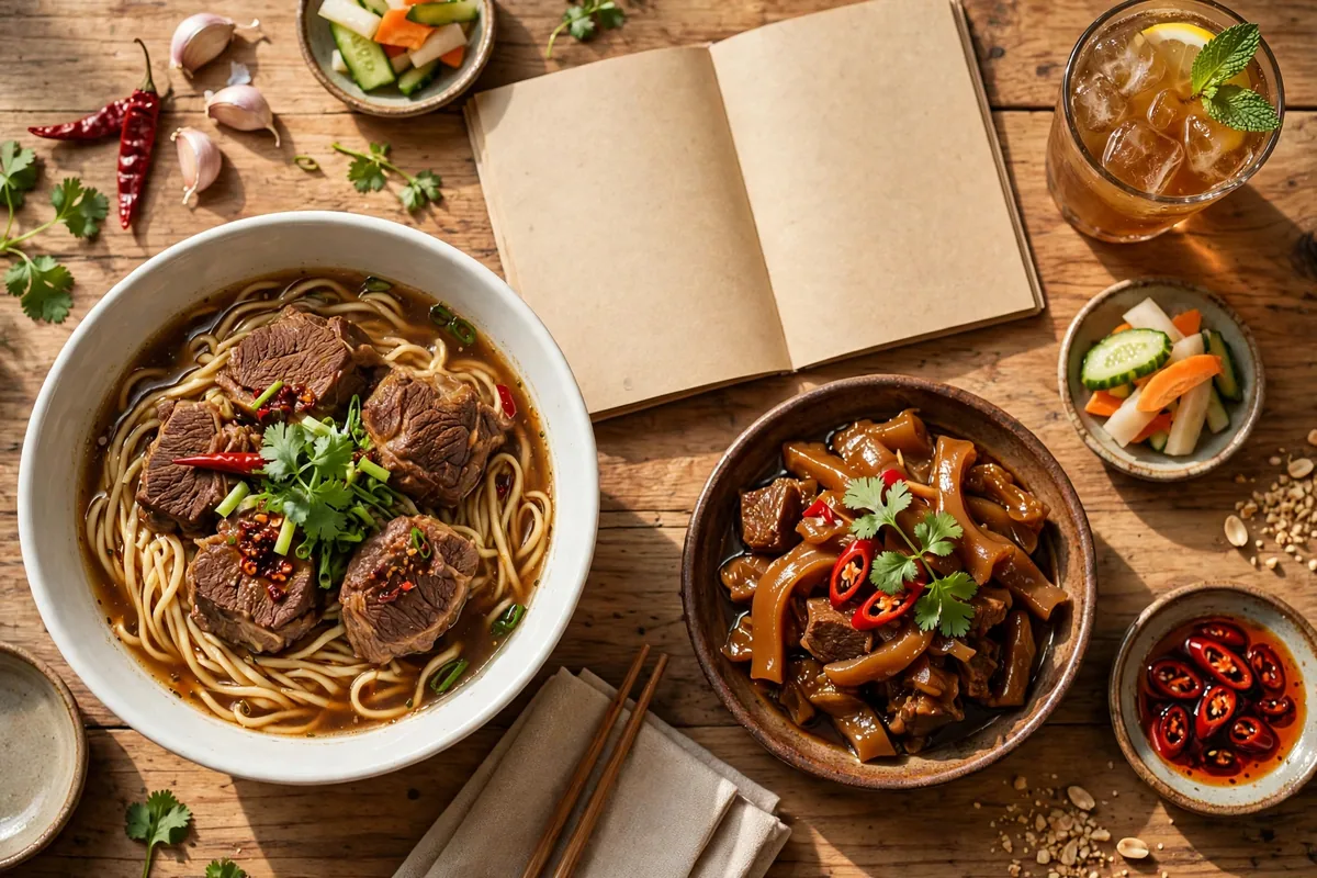 How do you read the Lenu menu card?