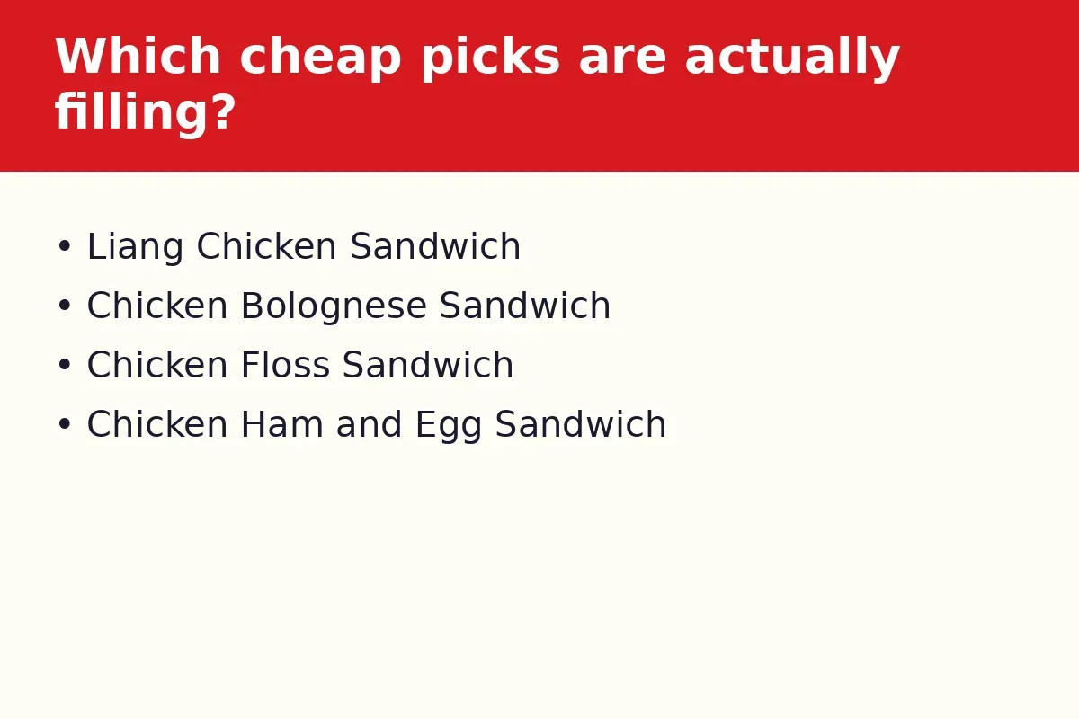 Which cheap picks are actually filling?