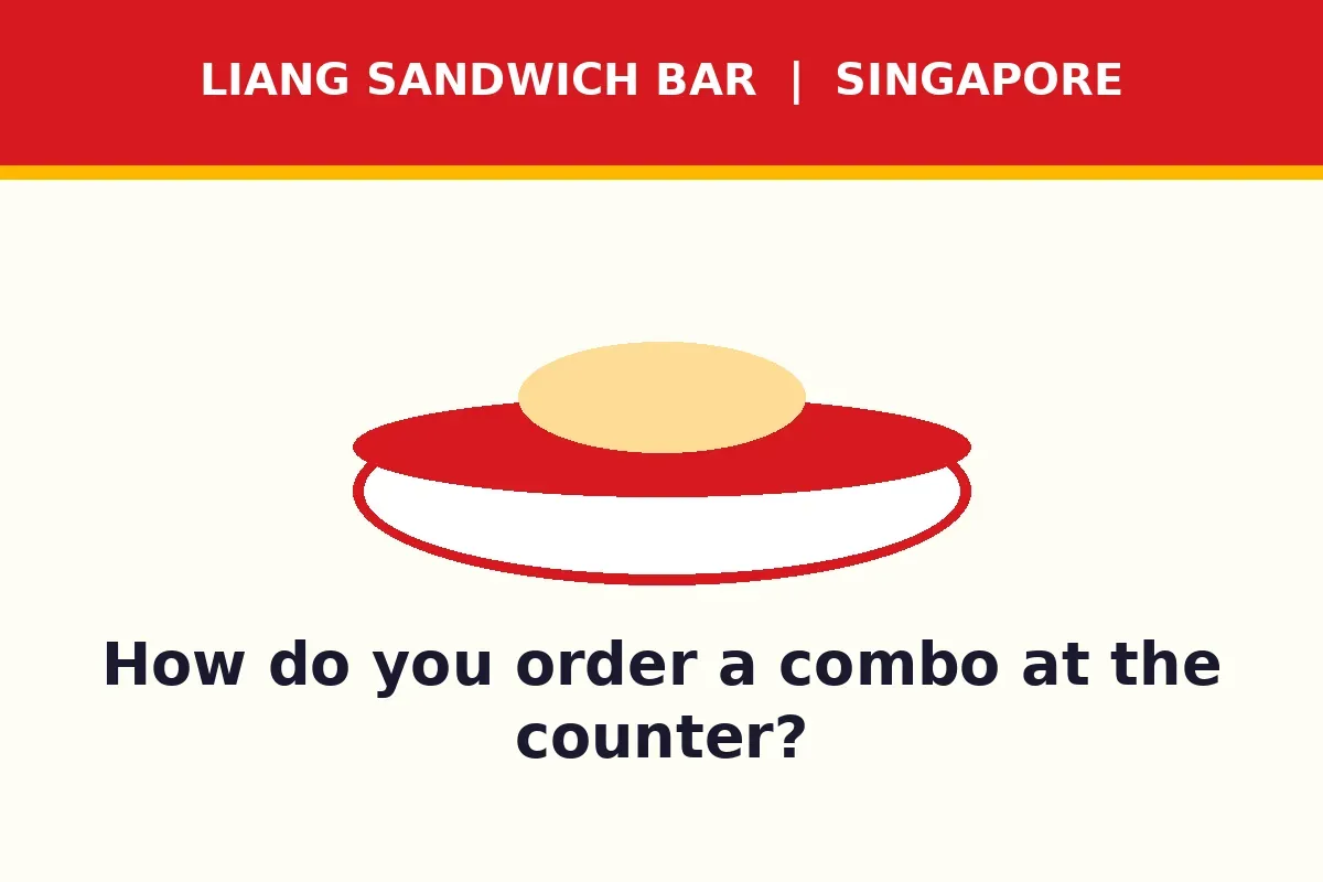 How do you order a combo at the counter?