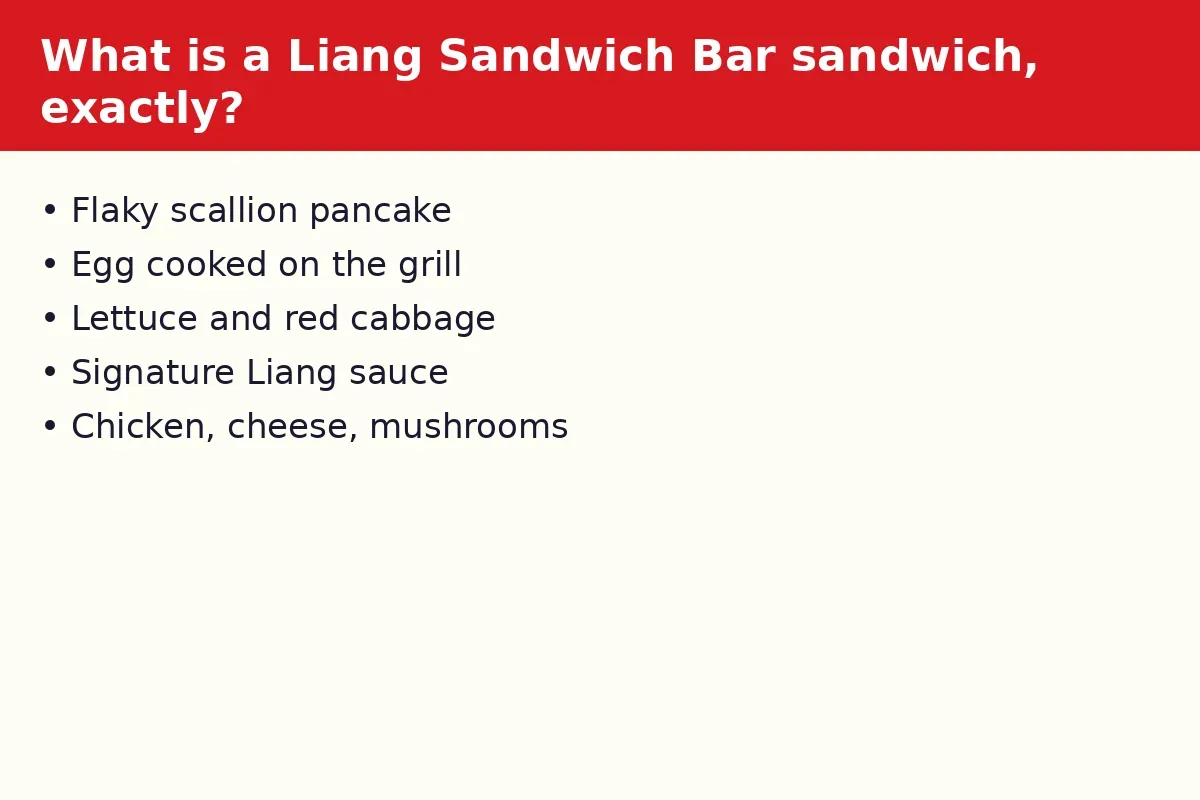 What is a Liang Sandwich Bar sandwich, exactly?